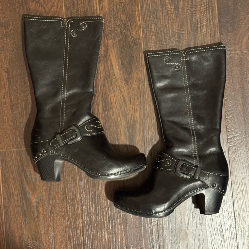 Dansko Rylan Crazy Horse Boot in Black Size 35
